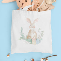 Easter Bunny Rabbit with Egg Wreath Design