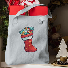Cute Presents Stocking Kids Christmas Design