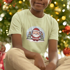 Cute Snowy Santa Claus Kids Christmas Character Design