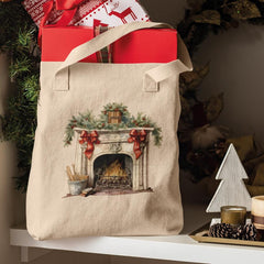Christmas Fire Place Pattern Design
