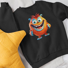 Orange Haired Monster Kids Halloween Design