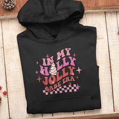 In My Holly Jolly Babe Era Taylor Inspired Funky Checkerboard Christmas Text Design