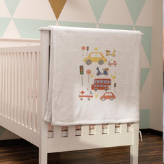 Cartoon Cars Traffic Kids Baby Pattern Design