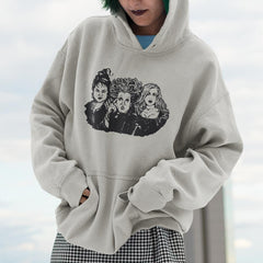 Hocus Pocus Sanderson Sisters Lino Cut Sketch Halloween Design