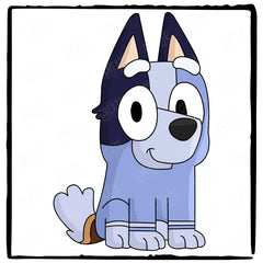 BLUEY Socks Cousin Blue Heeler Kids TV Design