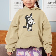 BLUEY Mackenzie Standing Waving Blue Kids TV Design