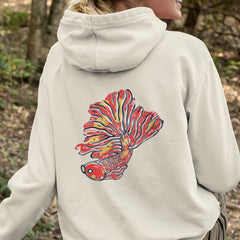 Betta Fish Fighting Fish Pattern Design