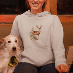 Christmas Tree Deer Mistletoe Merry Xmas Pattern Design