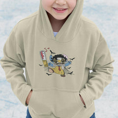 Halloween Stitch With Saw Kids Cartoon Design