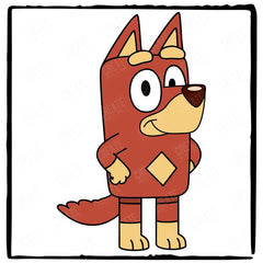 BLUEY Rusty Blue Kids TV Design