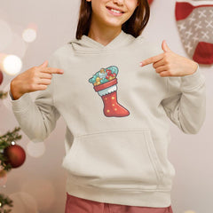 Cute Presents Stocking Kids Christmas Design