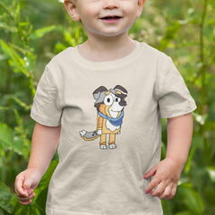 BLUEY Calypso Smiling Happy Blue Kids TV Design