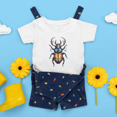 Watercolour Stag Beetle Design