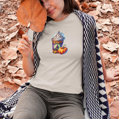 Halloween Coffee Witchy Pumpkin Fall Pattern Design
