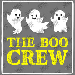 The Boo Crew Halloween Ghost Design