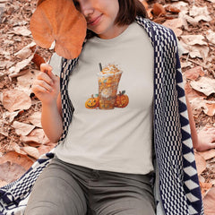 Halloween Coffee Pumpkin Spice Fall Pattern Design