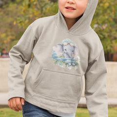 Blue Elephant Pilot Plane Pattern Design