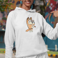 BLUEY Mum Chilli With Bingo Blue Kids TV Design