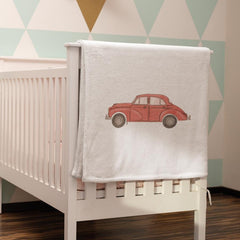 Cartoon Red Car Kids Baby Pattern Design