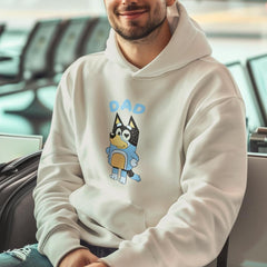 BLUEY Bandit Dad Blue Kids TV Design