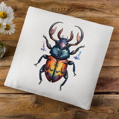 Watercolour Stag Beetle Design