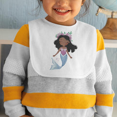 Mermaid Dark Hair Kids Baby Pattern Design