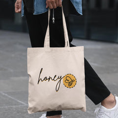 Bee Honey Text Bumblebee Pattern Design