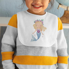 Mermaid Blonde Hair Kids Baby Pattern Design