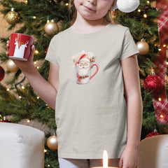 Christmas Chockolate Drink Santa Claus Pattern Design