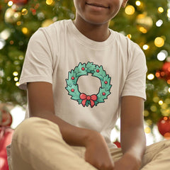 Cute Christmas Wreath Kids Christmas Design