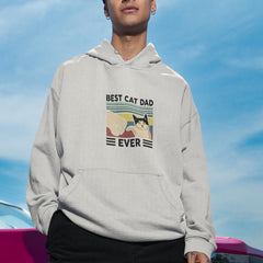 Best Cat Dad Fist Bump Animal Lover Black Sign