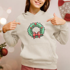Cute Red Christmas Wreath Kids Christmas Design