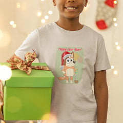 BLUEY Christmas Happy New Year Mum Chilli Xmas Design