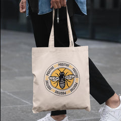 Bee Positive Bumblebee Pattern Design