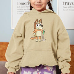 BLUEY Chilli Mum With Hockey Stick Blue Kids TV Design