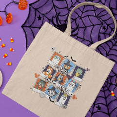 BLUEY Halloween Characters Polaroids Design