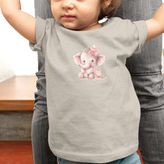 Cute Pink Elephant Birthday Hat Pattern Design
