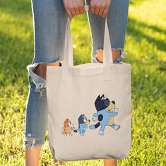 BLUEY Family Walking Right Blue Kids TV Design
