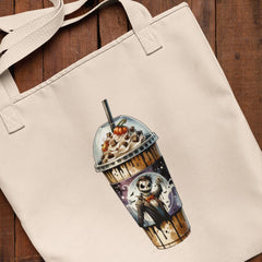 Halloween Coffee Crooked Man Fall Pattern Design
