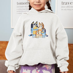 BLUEY Family Standing Blue Kids TV Design