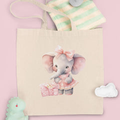 Cute Pink Baby Elephant Pattern Design
