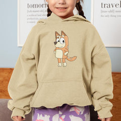 BLUEY Chilli Mum Smiling Happy Blue Kids TV Design