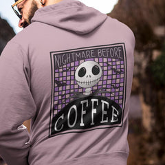Nightmare Before Coffee Jack Skellington Checkerboard Halloween Design