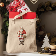 Christmas Standing Santa Pattern Design