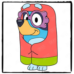 BLUEY Granny Janet Blue Kids TV Design