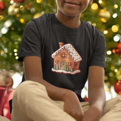 Cute Gingerbread House Kids Christmas Design