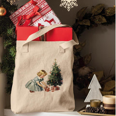 Christmas Tree Presents Merry Xmas Pattern Design