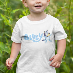 BLUEY Show Sign With Bluey Blue Kids TV Design