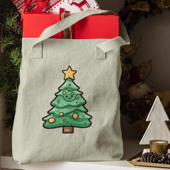 Cute Christmas Tree with Star Kids Christmas Character Design