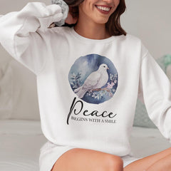 Night Time Elegant White Dove Design